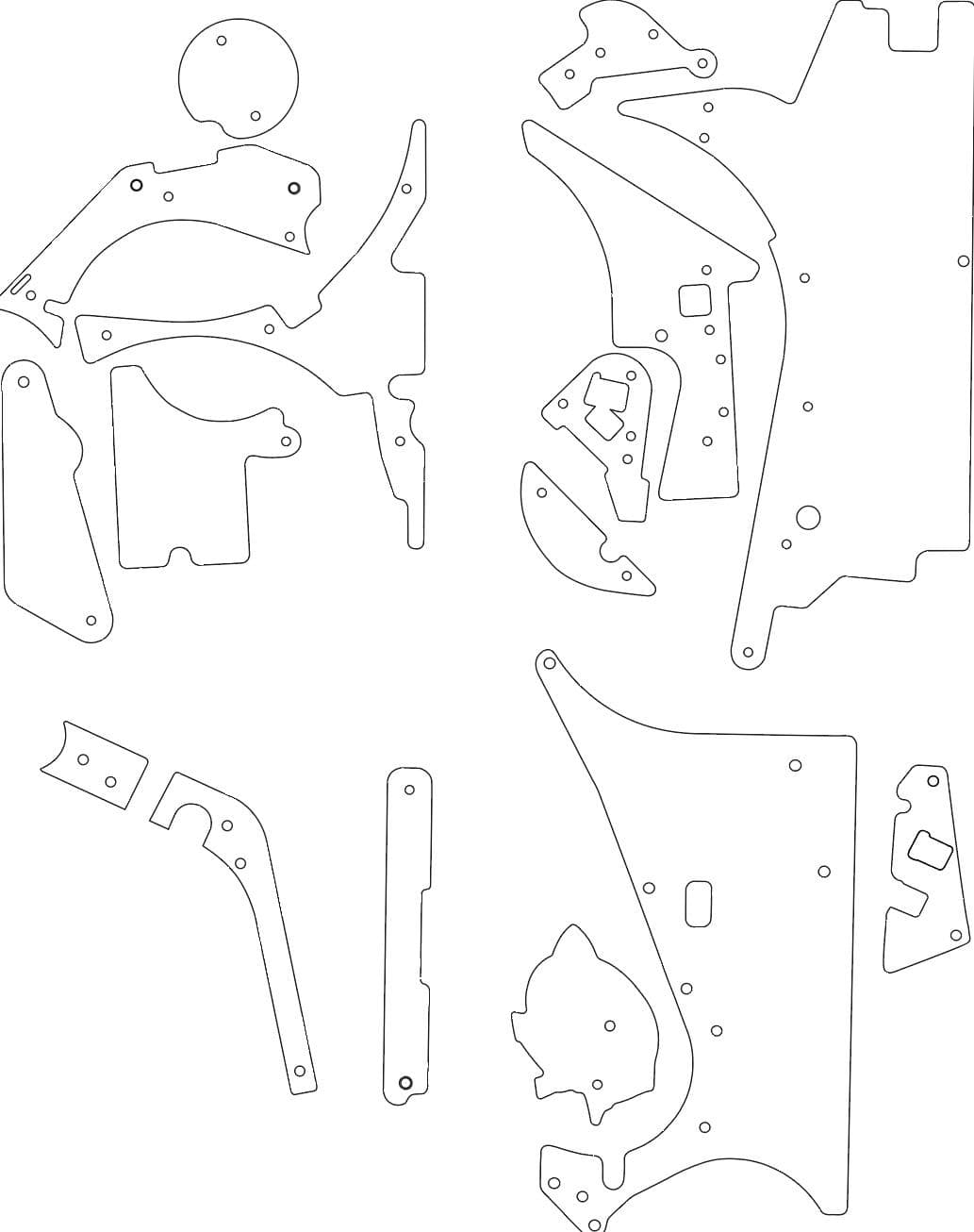 Colored Plastic Set
