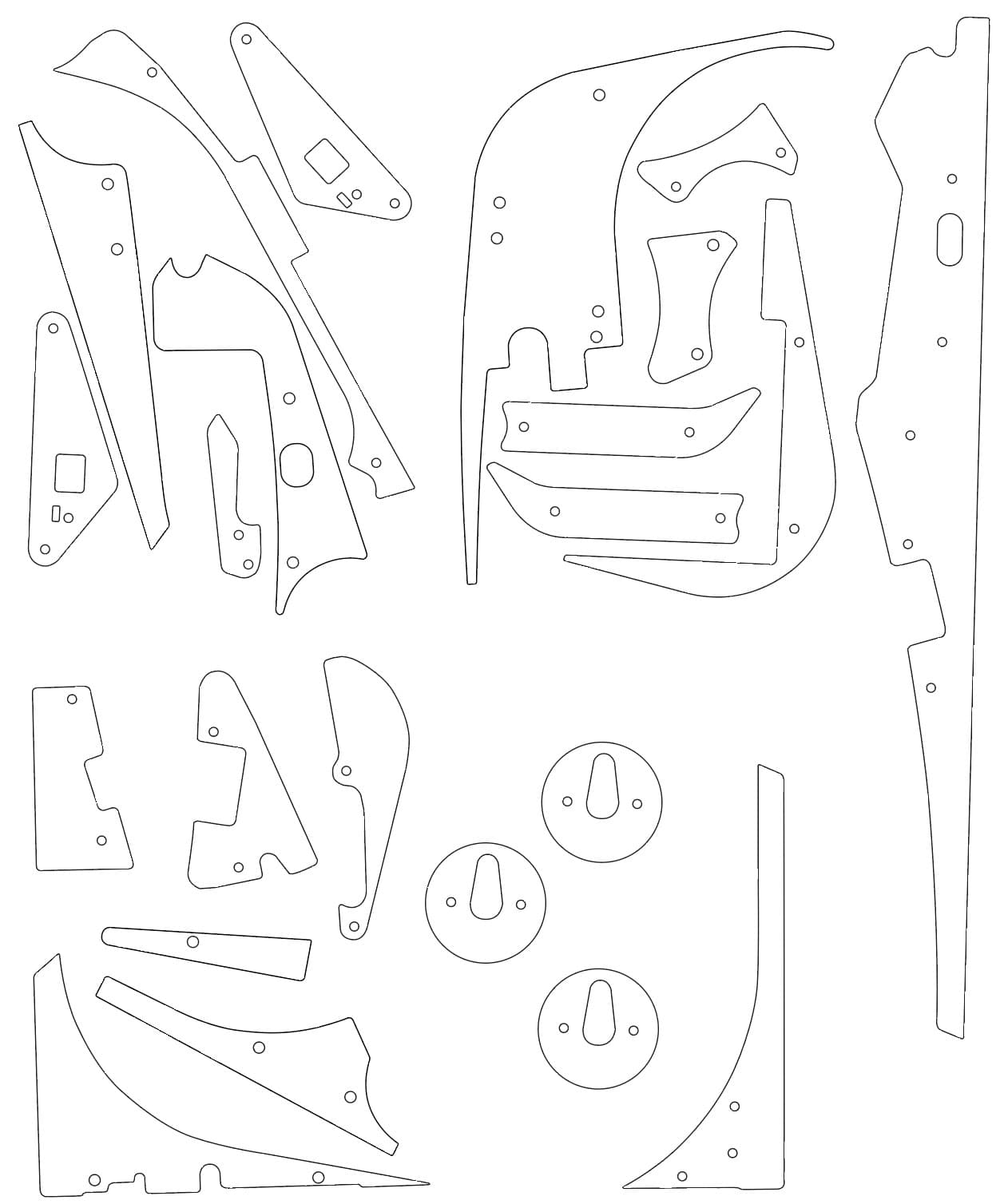 Colored Plastic Set