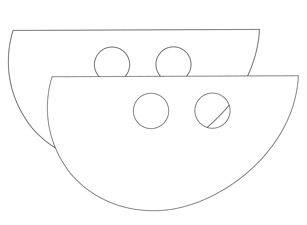 Button Protector - halfcircle