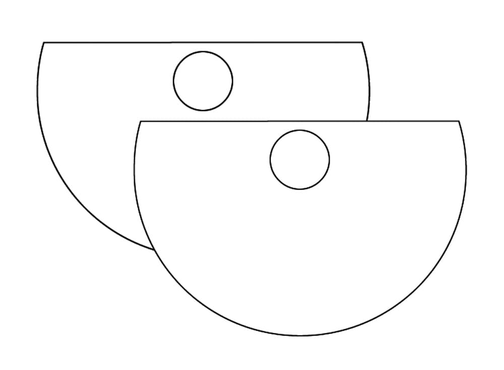 Button Protektor - Halbkreis (Alvin G)