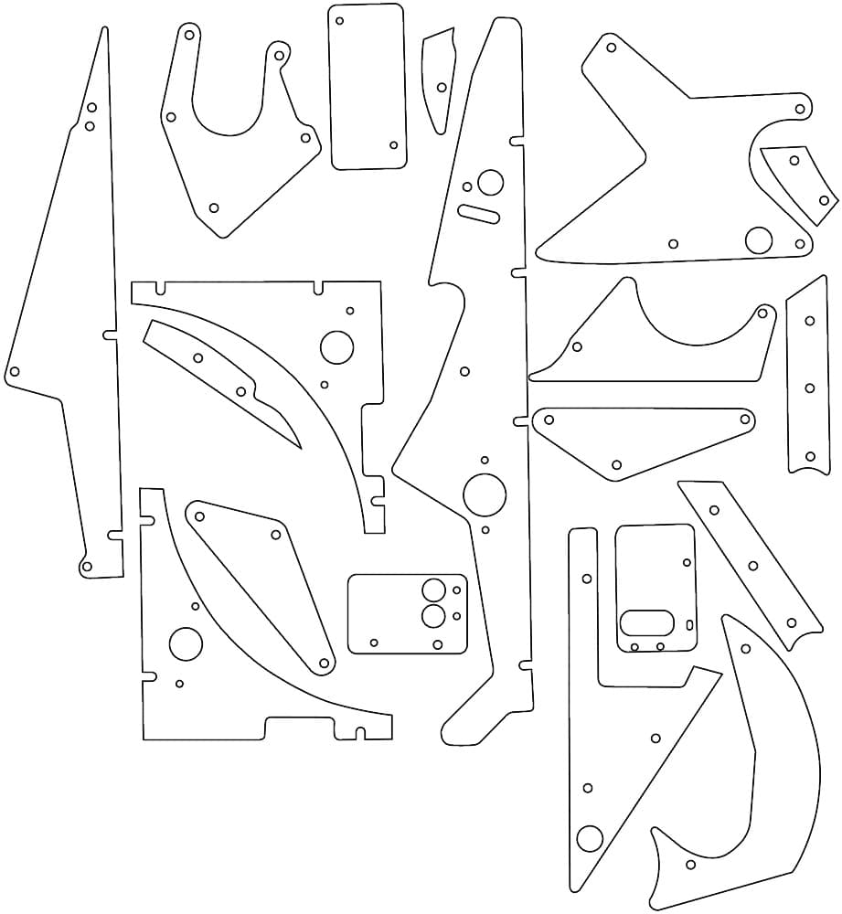 Colored Plastic Set