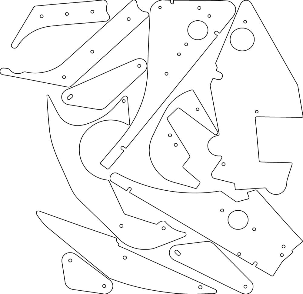 Colored Plastic Set