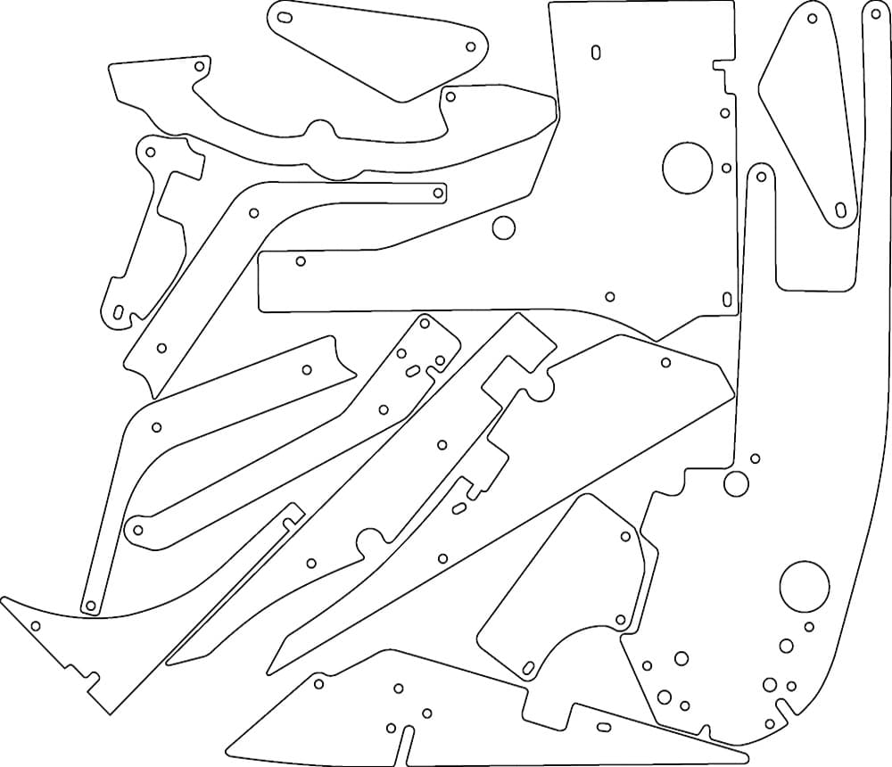 Colored Plastic Set