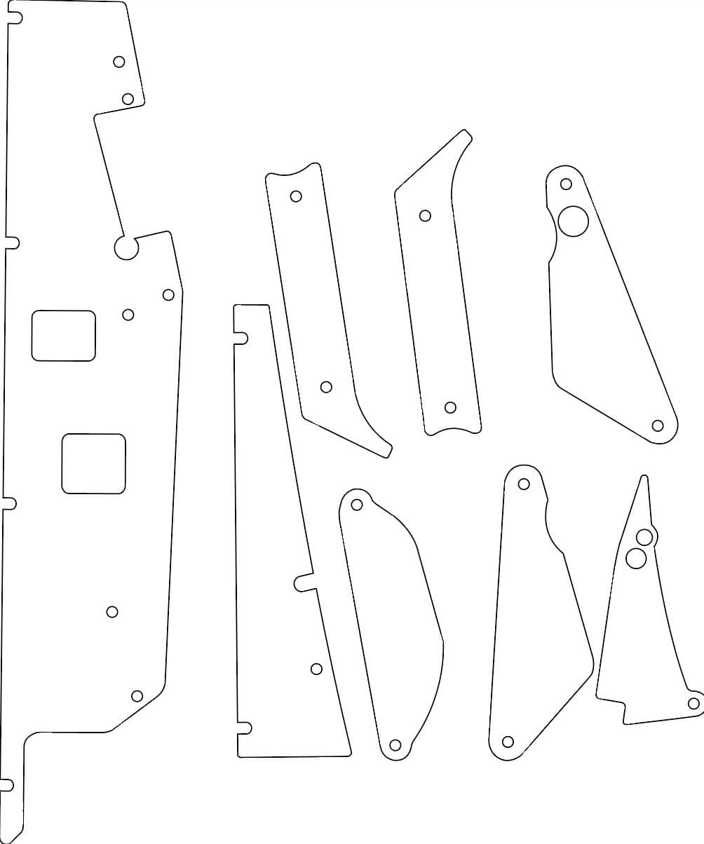 Colored Plastic Set