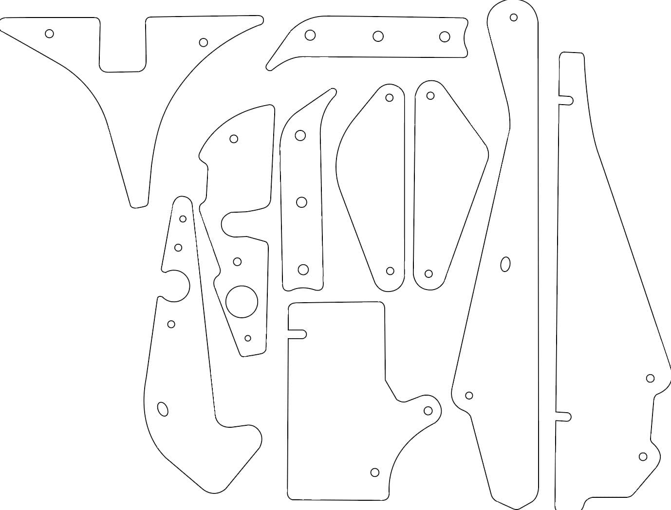 Colored Plastic Set