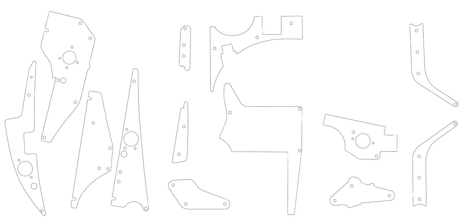 Colored Plastic Set