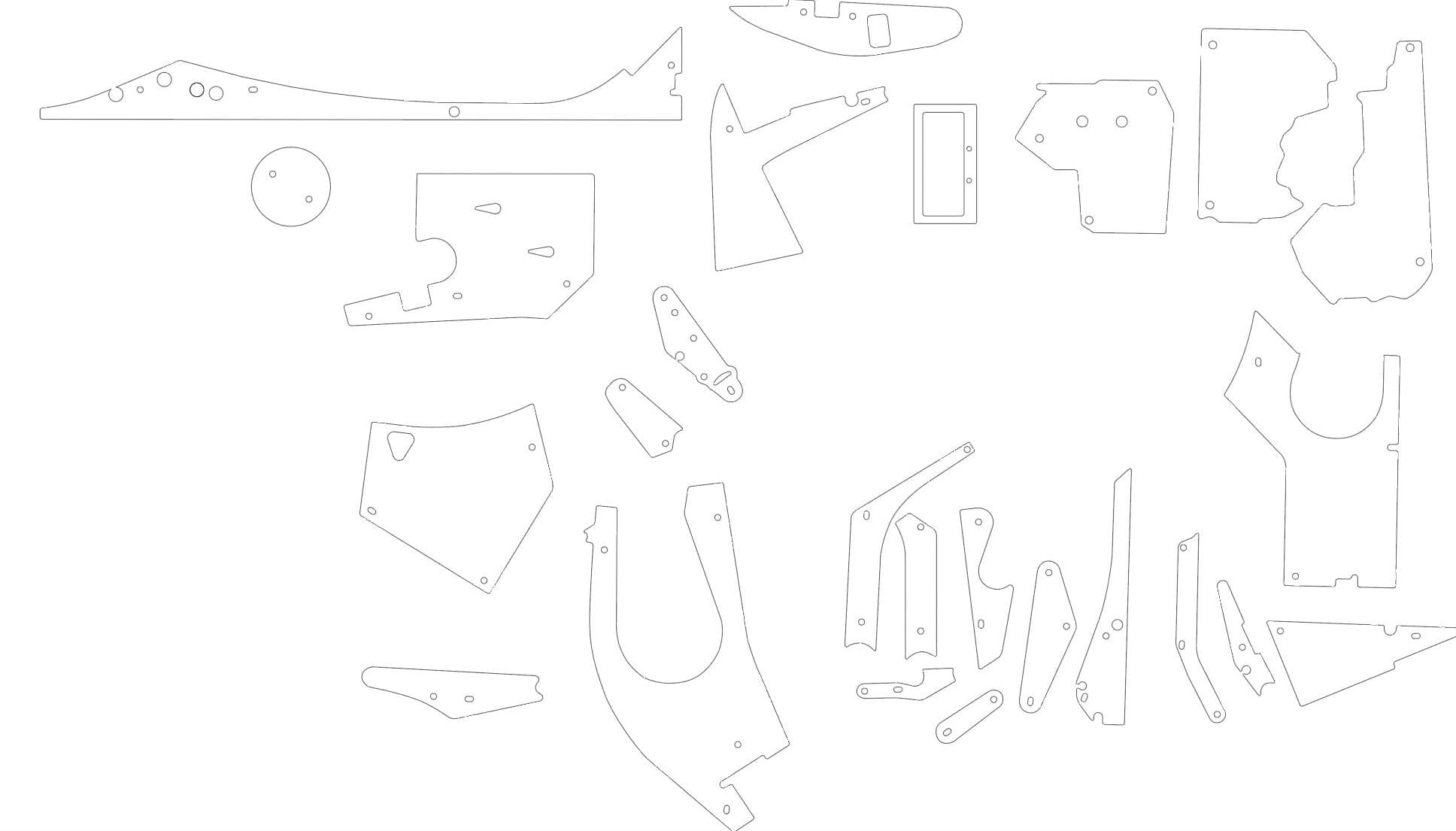Colored Plastic Set