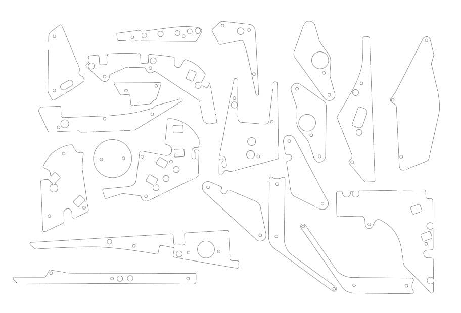 Colored Plastic Set